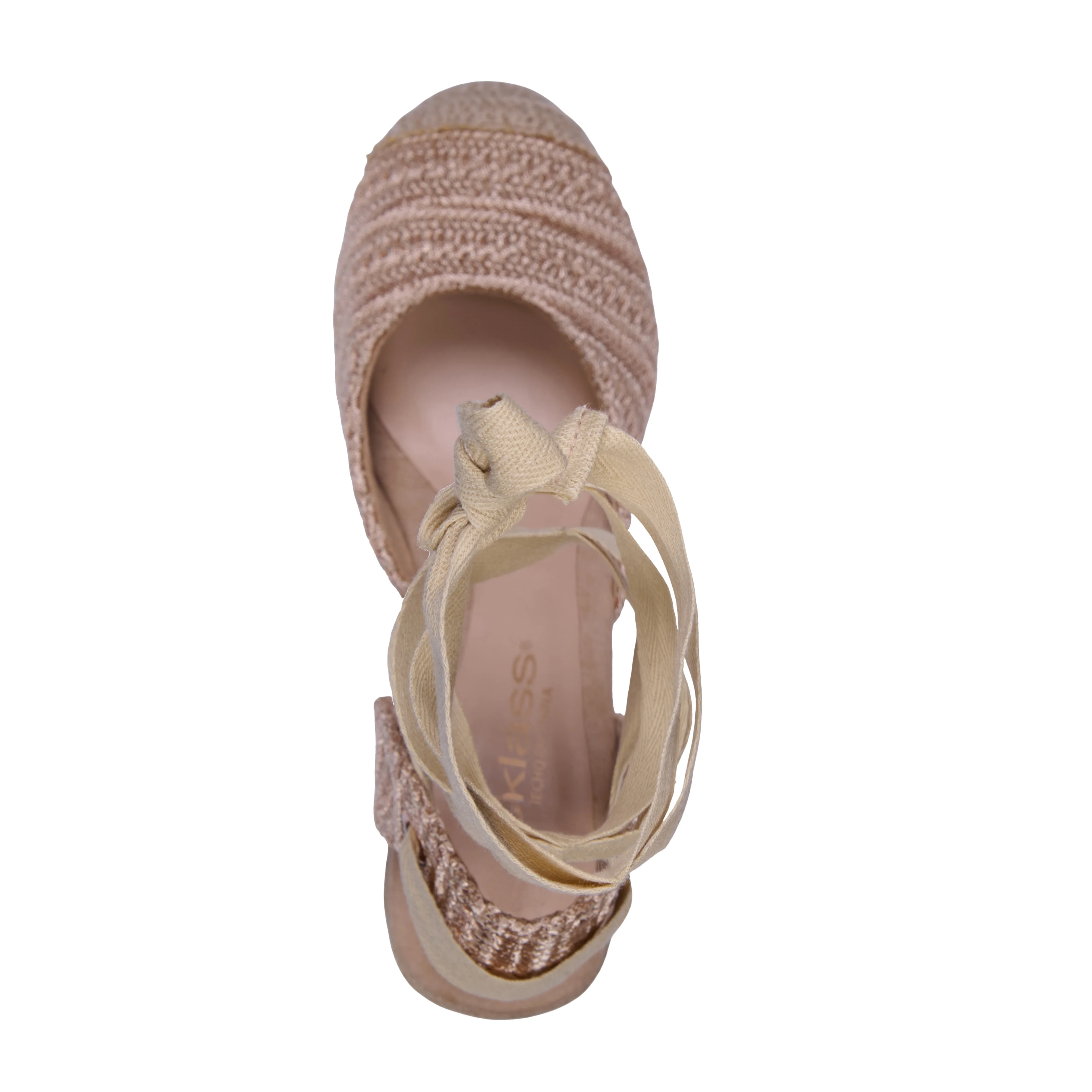 ALPARGATA YUTE PLATAFORMA LÁTIGOS BEIGE 72230 - Image 5