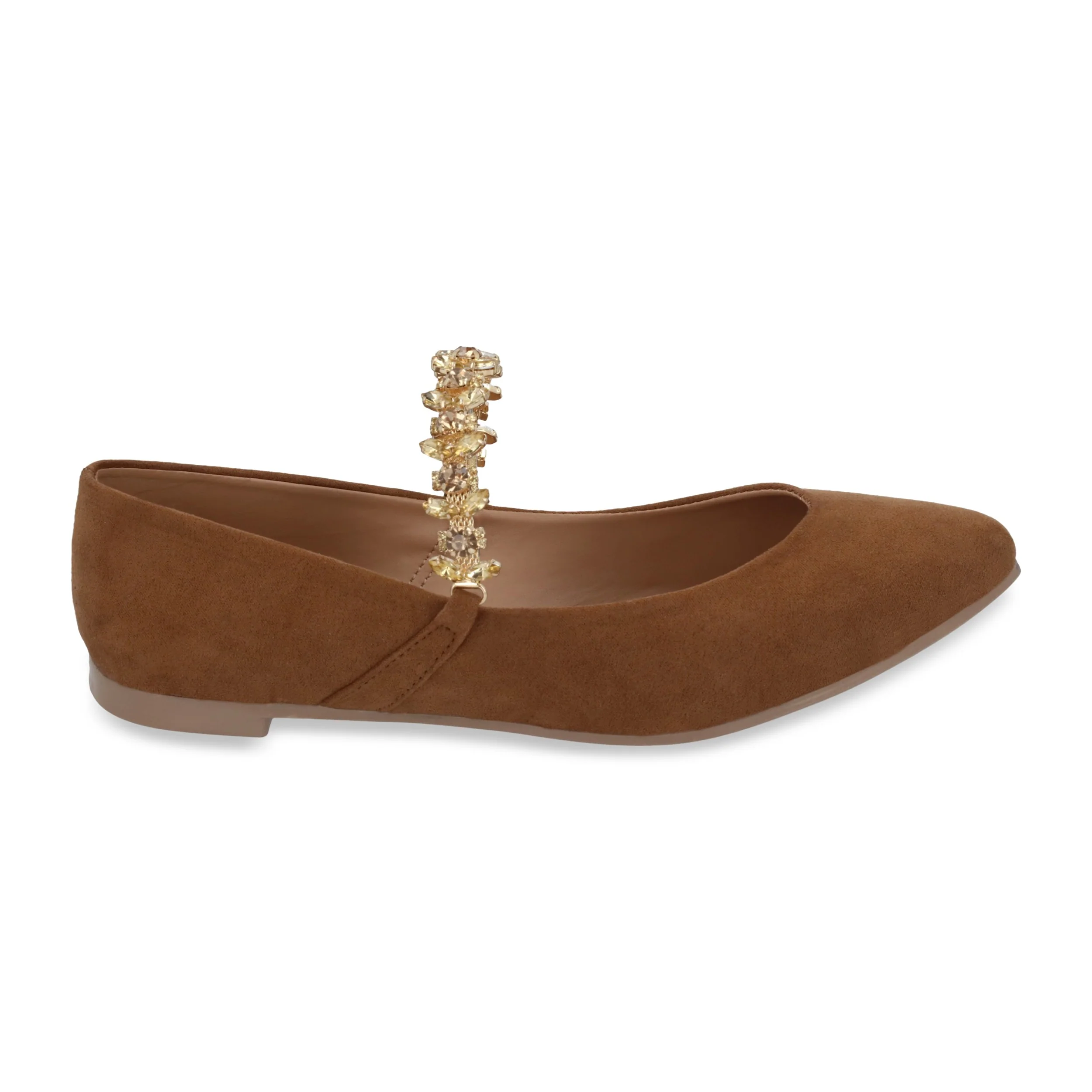 BALERINA BEIGE MUJER CON PEDRERÍA 03473 - Image 2