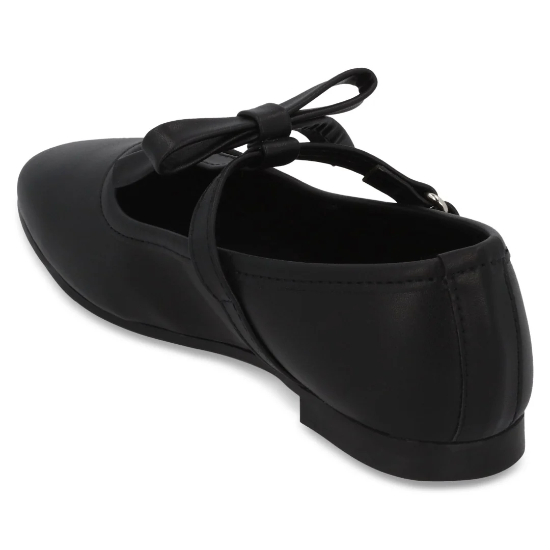 BALERINA CASUAL NEGRO Y ROSA CON ADORNO DUO 731 - Image 11