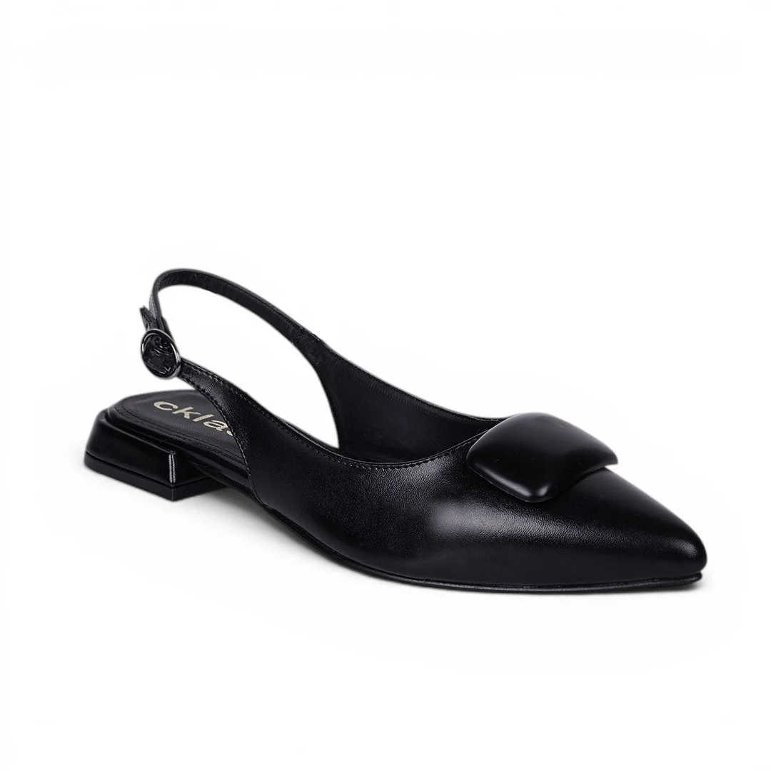 BALERINA DESTALONADA CON DETALLE NEGRO 40092