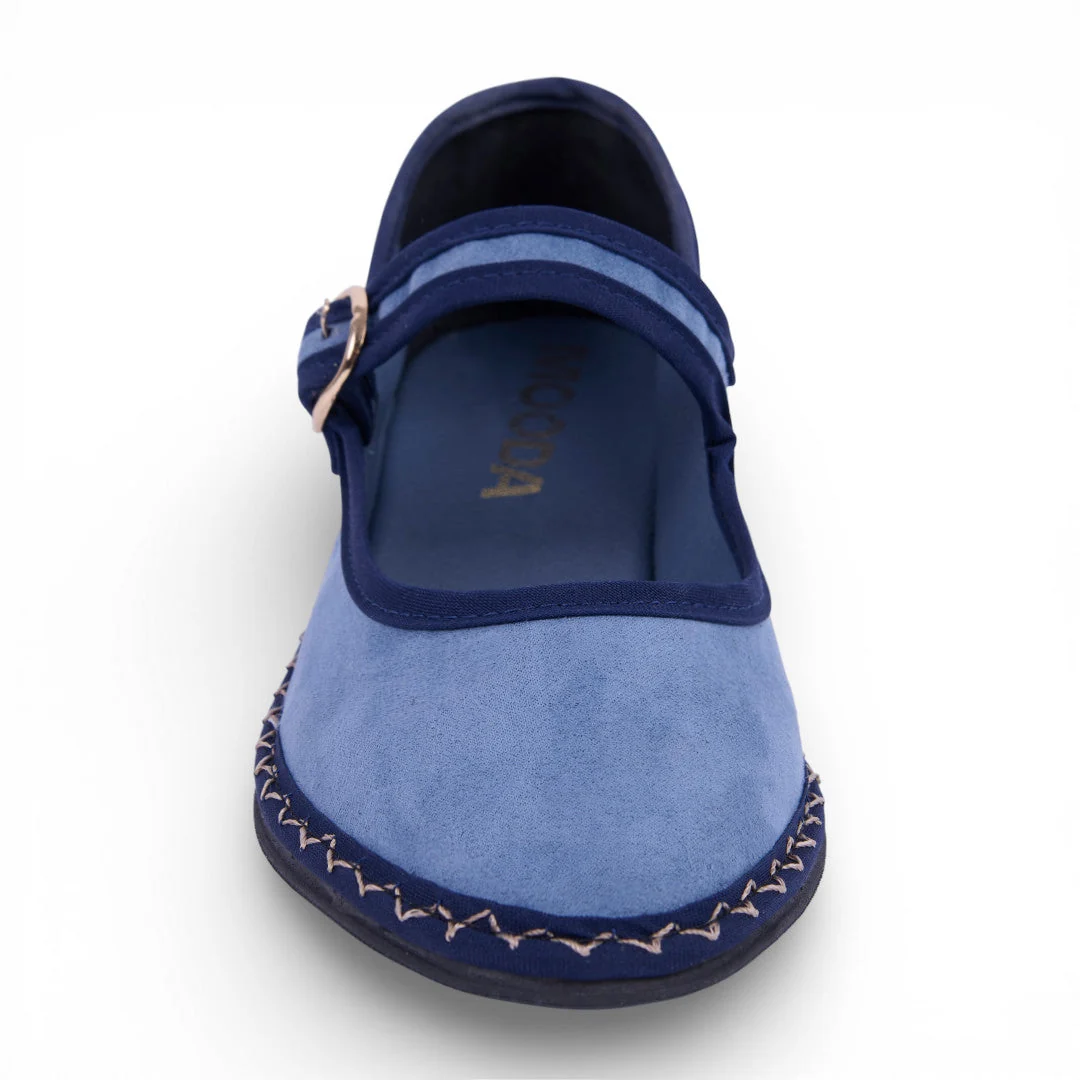BALERINA PESPUNTE DECORATIVO AZUL 18621 - Image 3