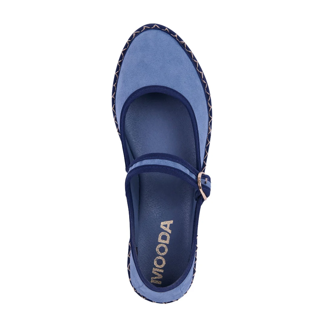 BALERINA PESPUNTE DECORATIVO AZUL 18621 - Image 5