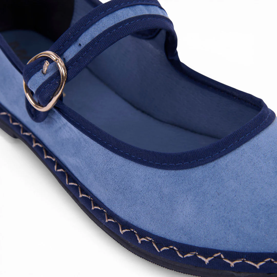 BALERINA PESPUNTE DECORATIVO AZUL 18621 - Image 6