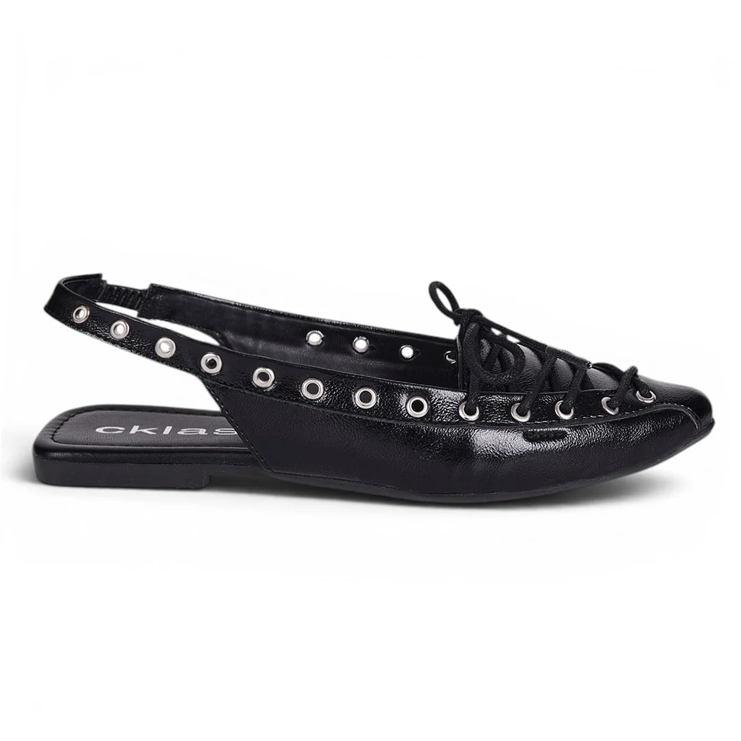 BALERINA TRENDY CON AGUJETAS NEGRO 55300 - Image 2