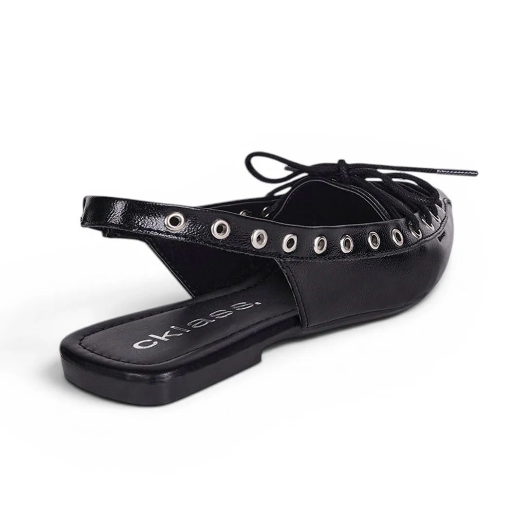 BALERINA TRENDY CON AGUJETAS NEGRO 55300 - Image 4
