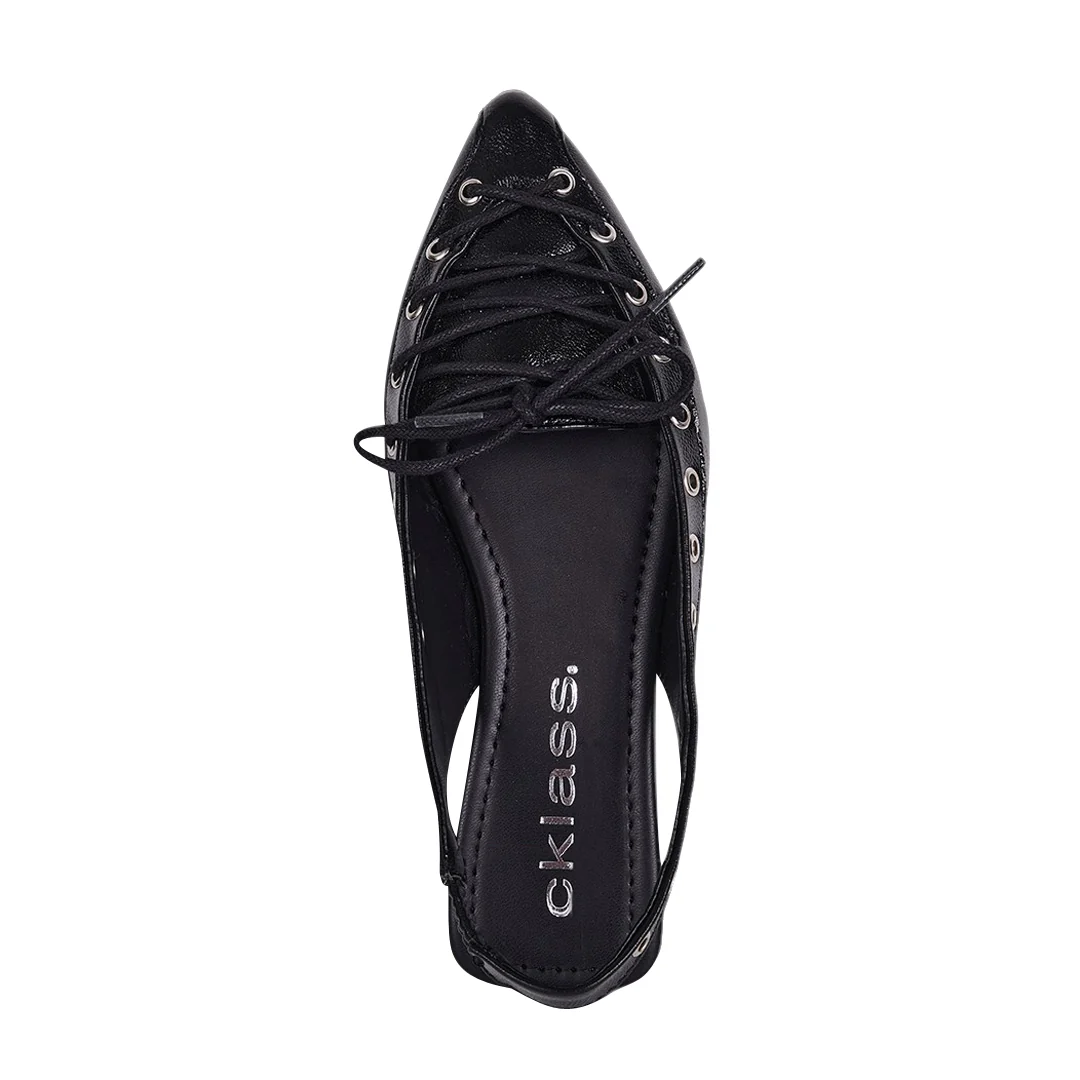 BALERINA TRENDY CON AGUJETAS NEGRO 55300 - Image 5