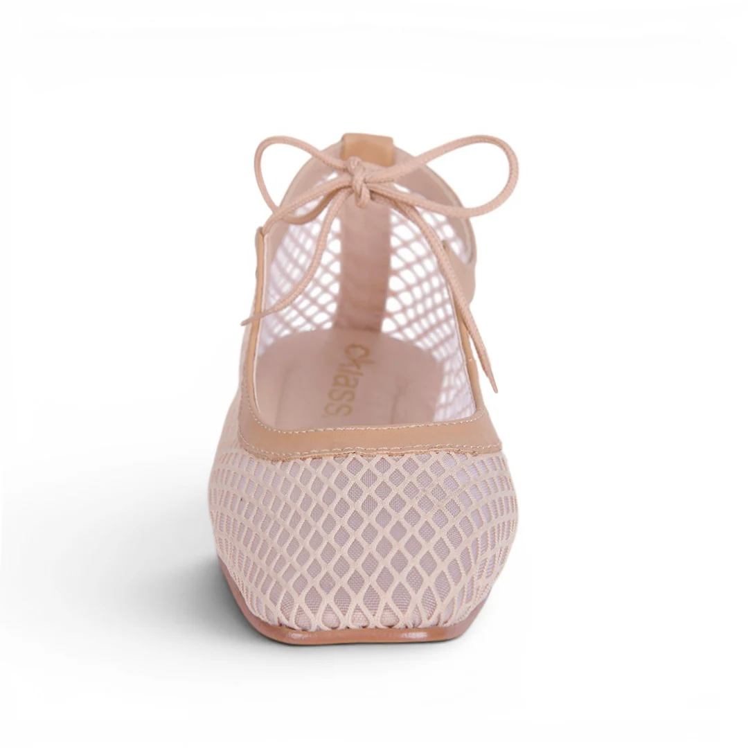 BALERINA TRENDY MALLA CON CINTAS IVORY 77600 - Image 3