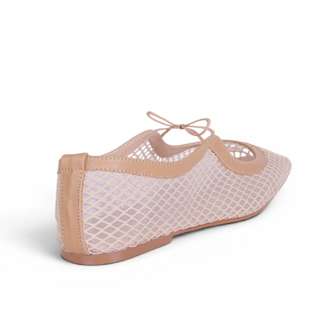BALERINA TRENDY MALLA CON CINTAS IVORY 77600 - Image 5