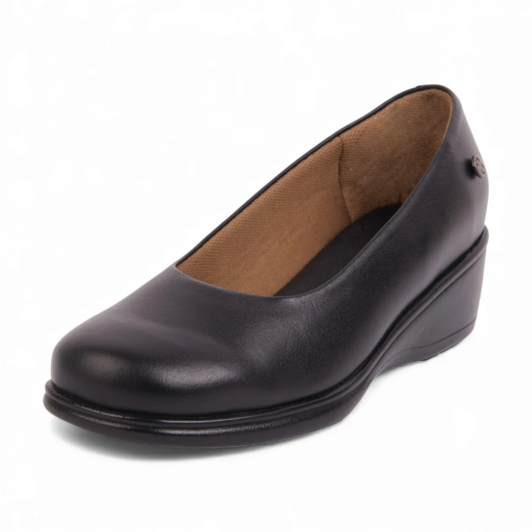 BALLERINA PLATAFORMA NEGRO LISA 74331