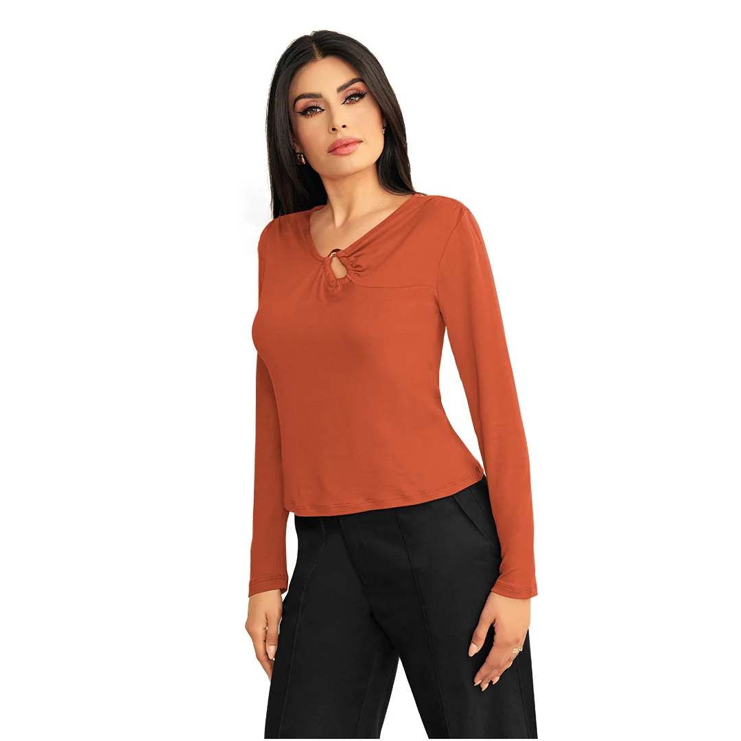 BLUSA CON ARO DECORATIVO SHEDRÓN 32077