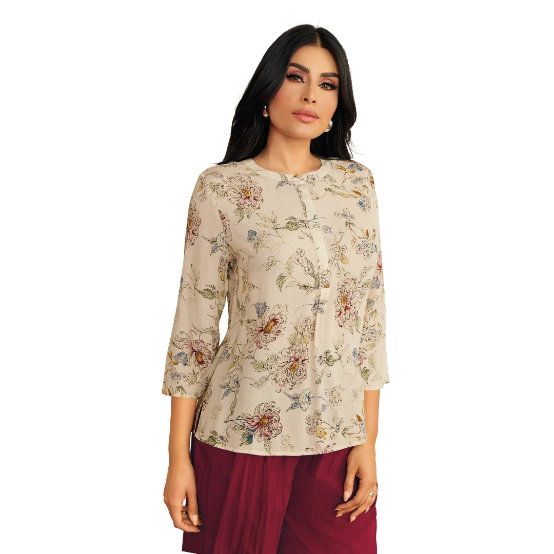 BLUSA ESTAMPADO FLORAL MULTICOLOR 92201