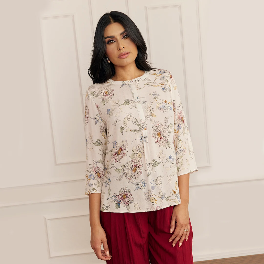 BLUSA ESTAMPADO FLORAL MULTICOLOR 92201 - Image 3