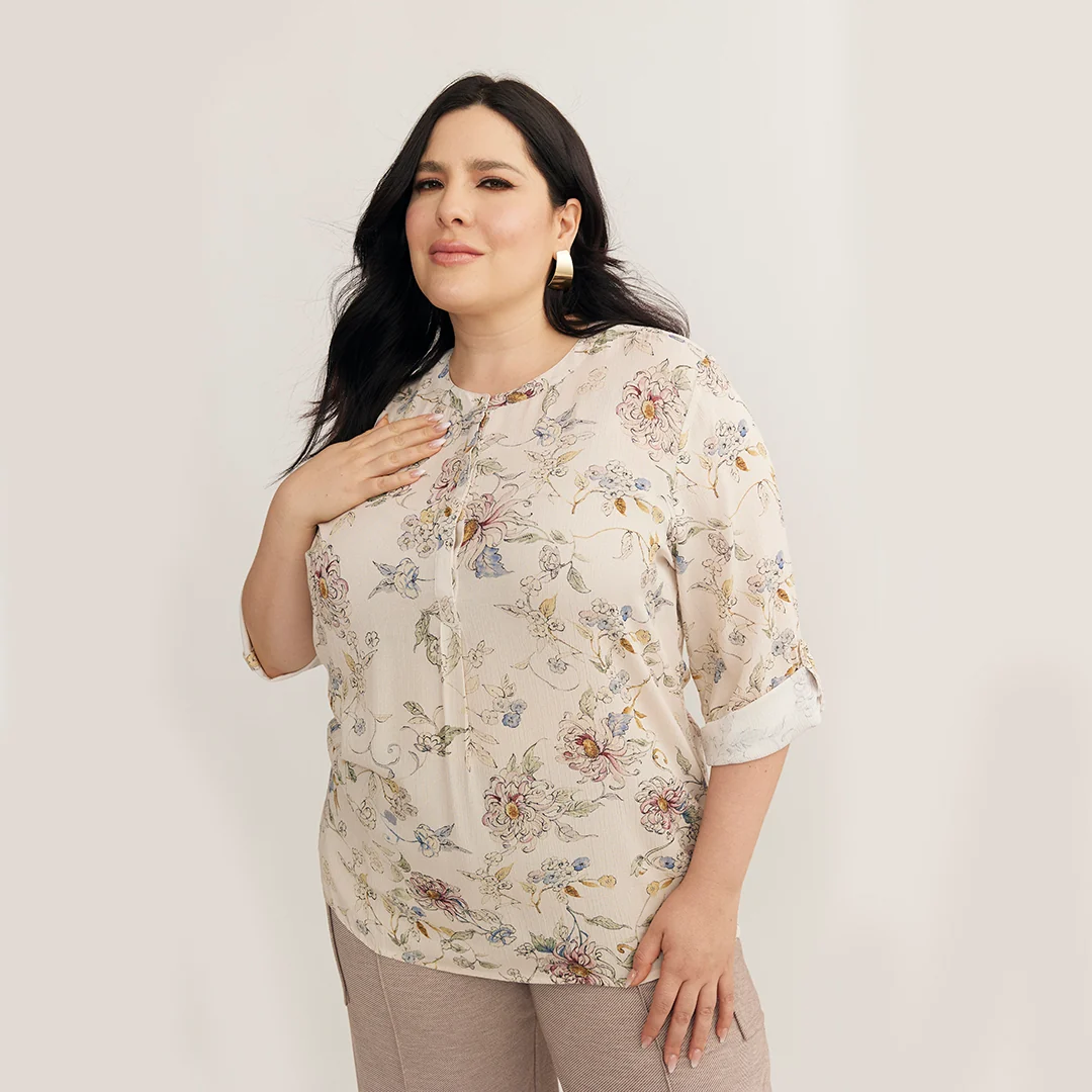 BLUSA ESTAMPADO FLORAL MULTICOLOR 92201 - Image 4