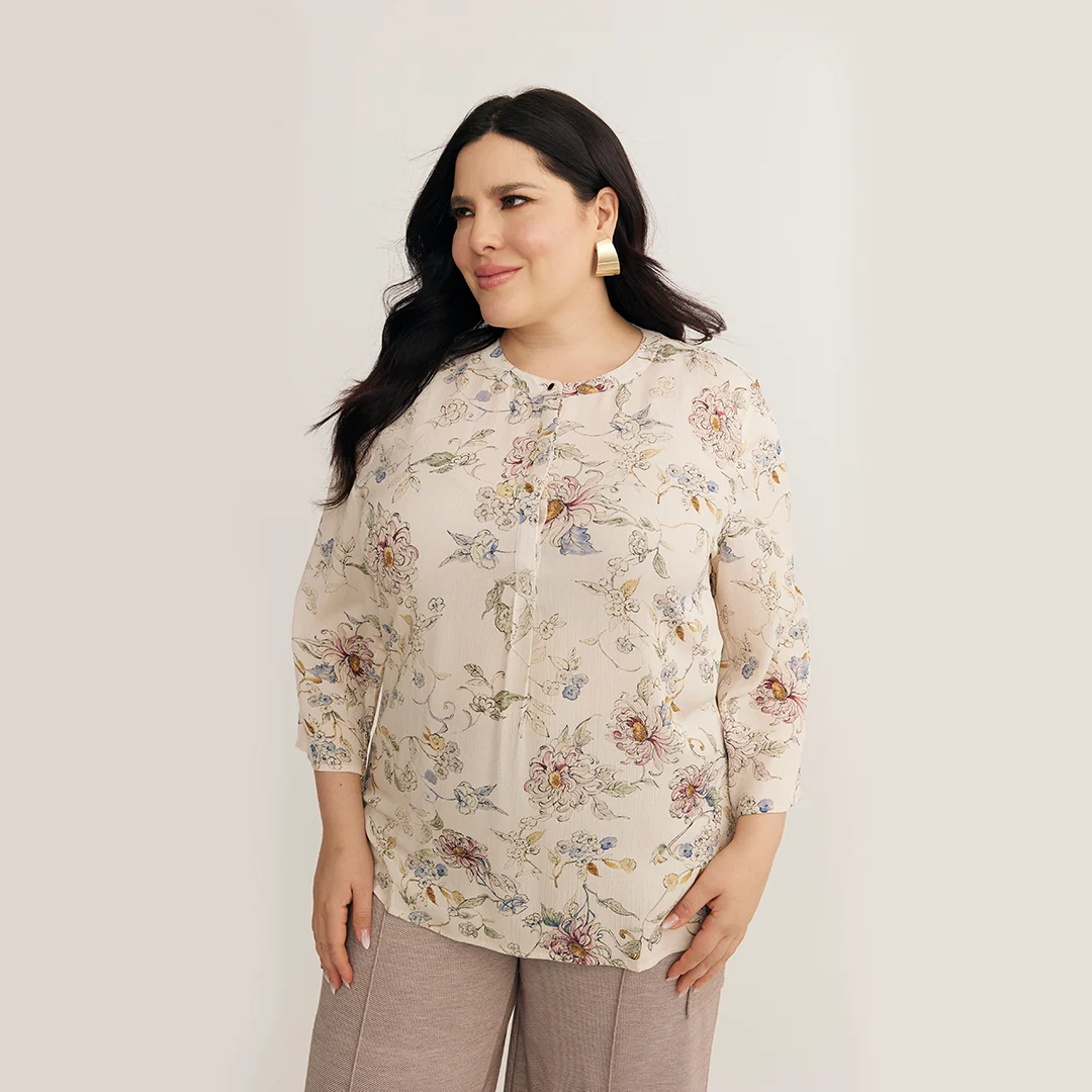 BLUSA ESTAMPADO FLORAL MULTICOLOR 92201 - Image 5