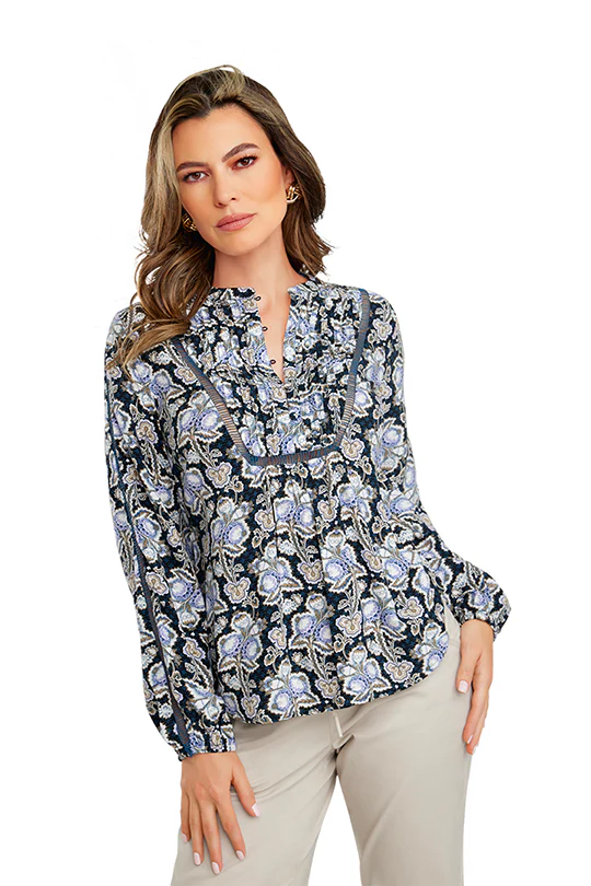 BLUSA MULTICOLOR DE TRIMS 96090 - Image 2