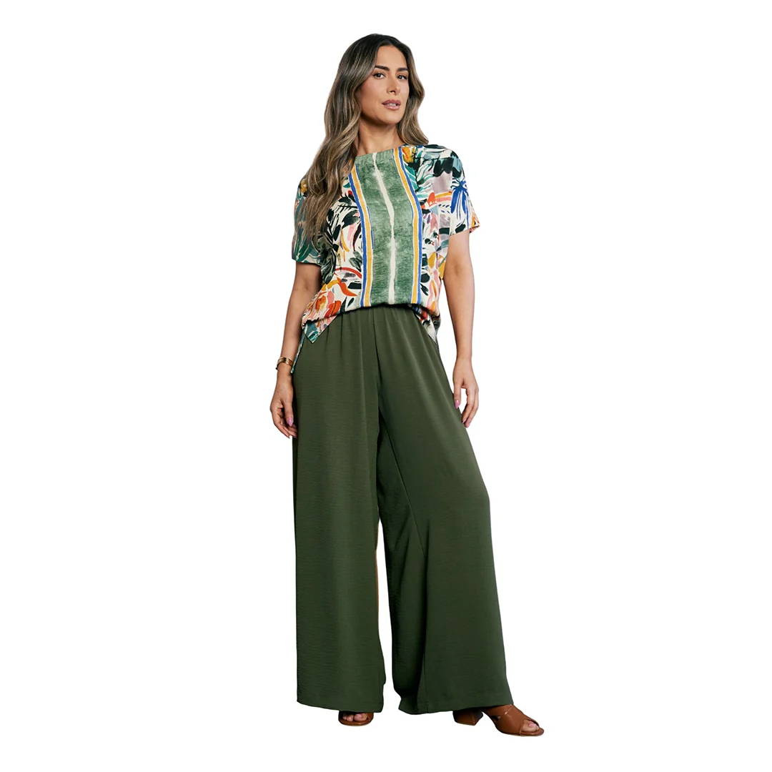 BLUSA MULTICOLOR HOMBRO CAÍDO 93666 - Image 2