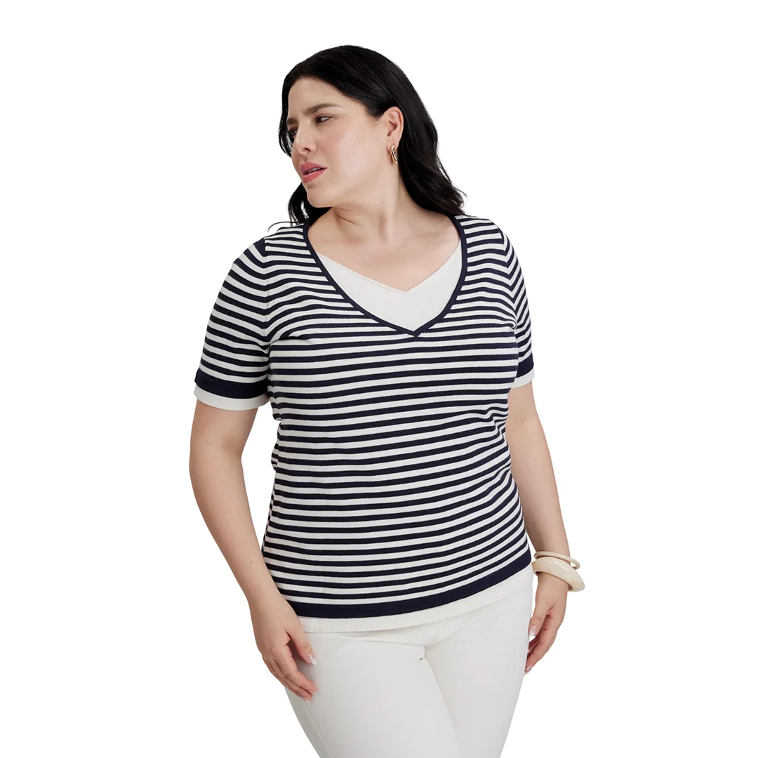 BLUSA MULTICOLOR RAYAS 90312 - Image 2