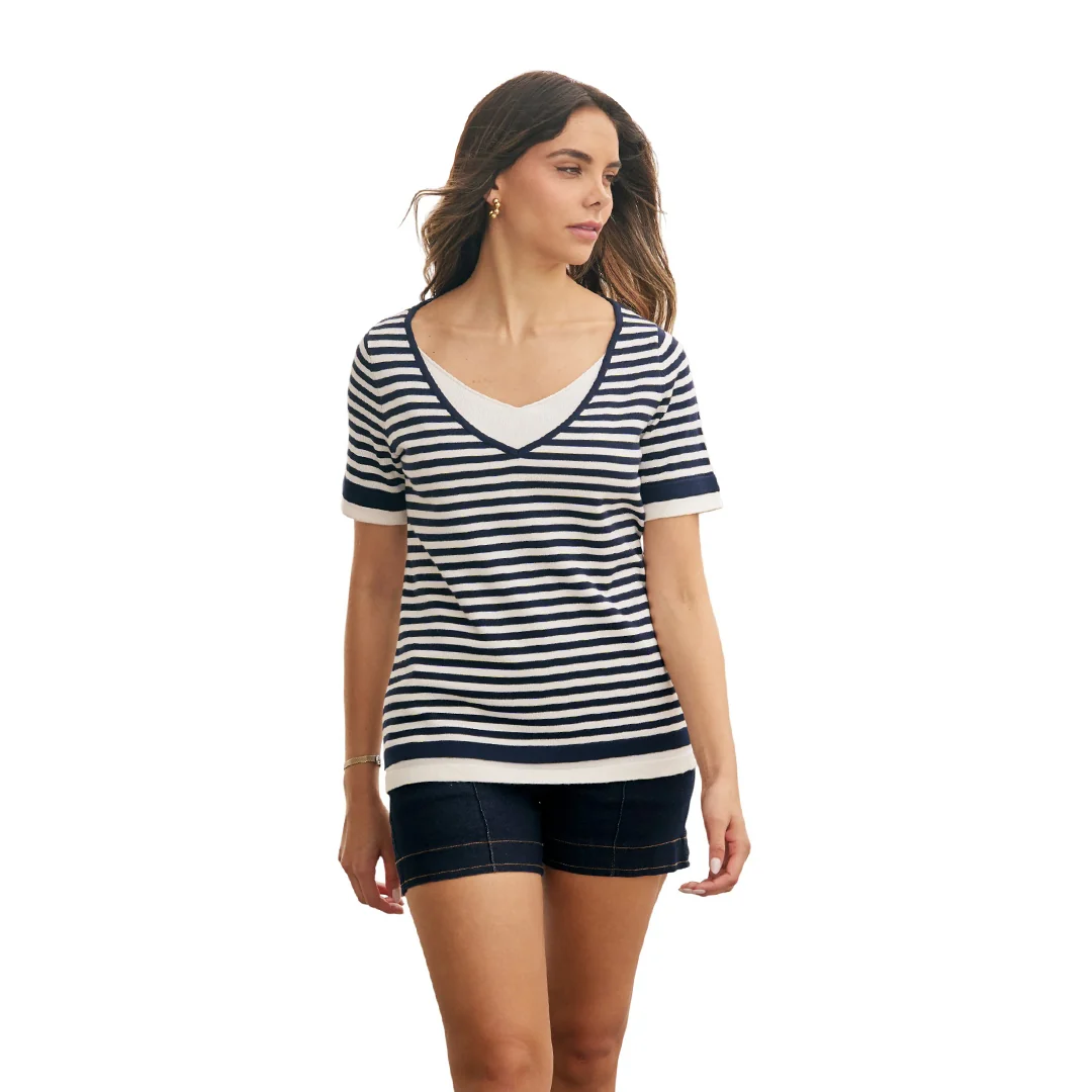 BLUSA MULTICOLOR RAYAS 90312 - Image 3
