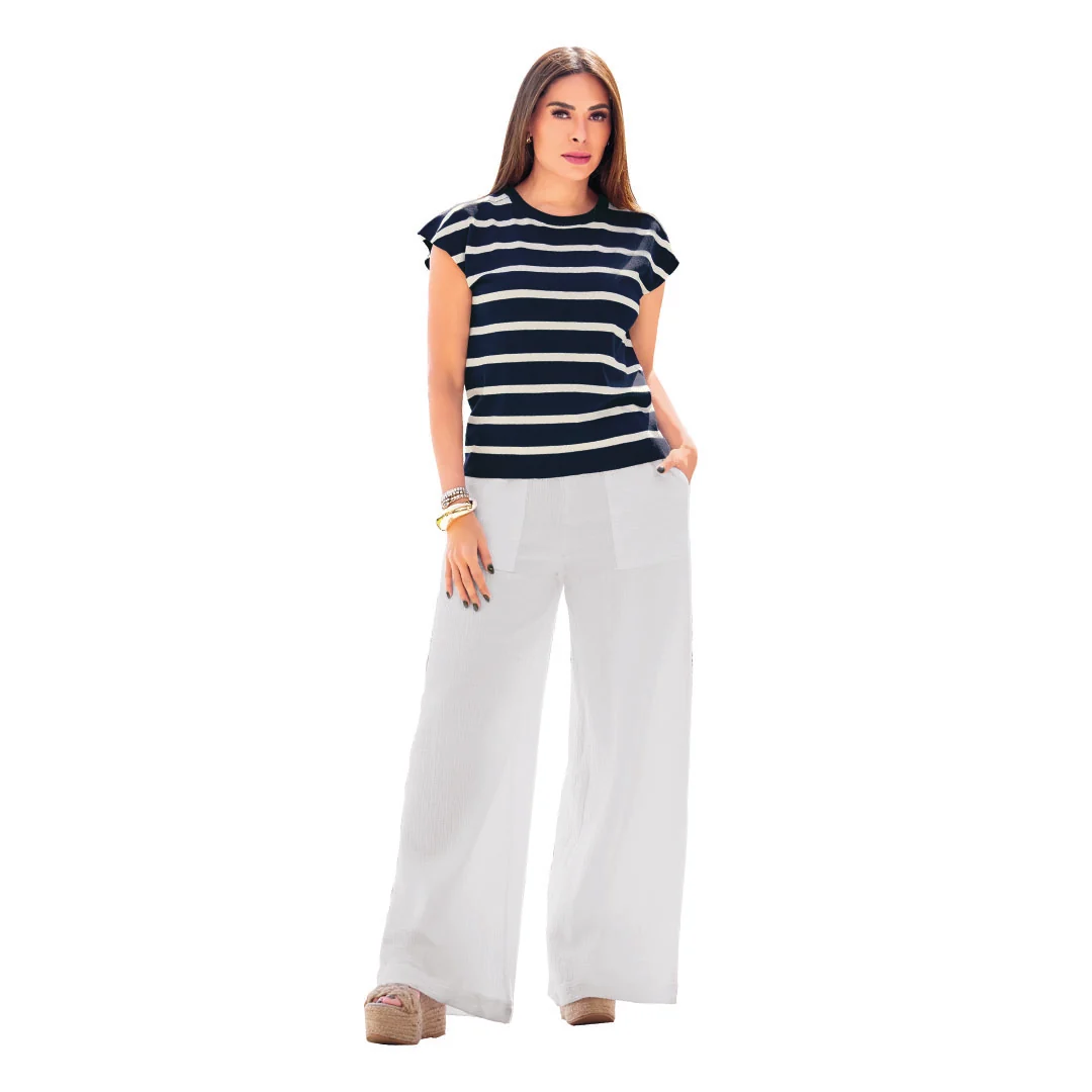 BLUSA MULTICOLOR TEJIDO 90496