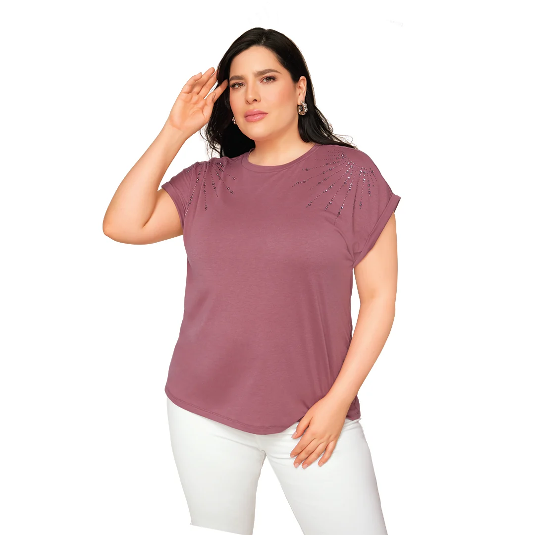 BLUSA ROSA BRILLOS 98996 - Image 2