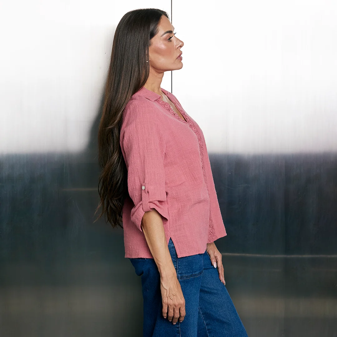 BLUSA ROSA CROCHET 95749 - Image 4