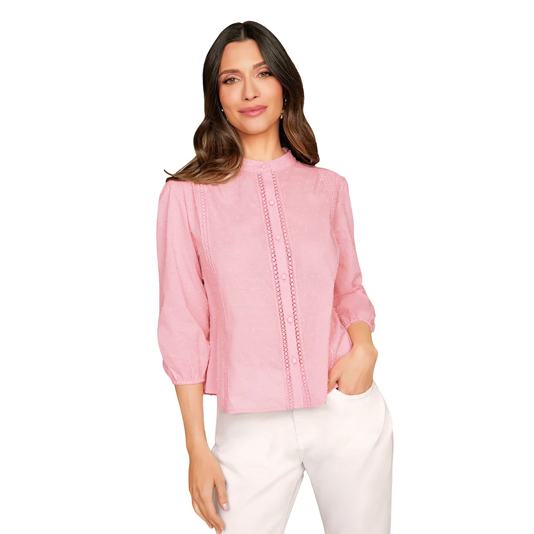 BLUSA ROSA PLUMETI 91414