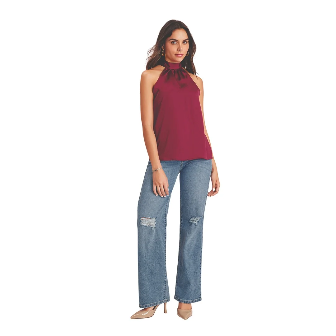 BLUSA TINTO HALTER 93669