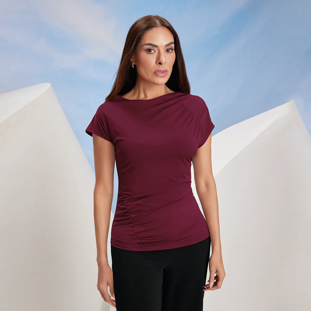 BLUSA TINTO PLIEGUES 52244 - Image 3