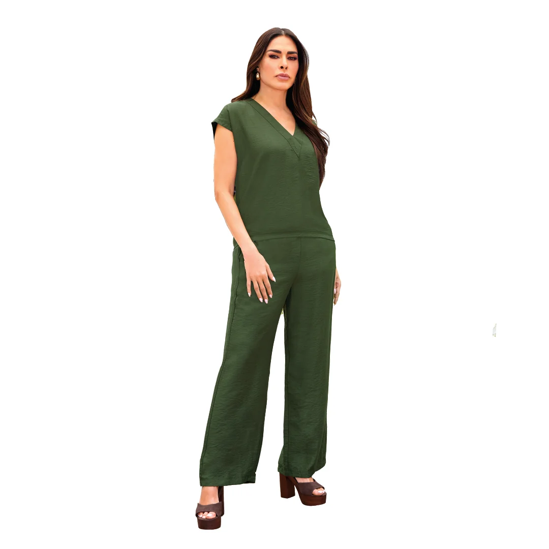 BLUSA VERDE HOLGADA 92004 - Image 2