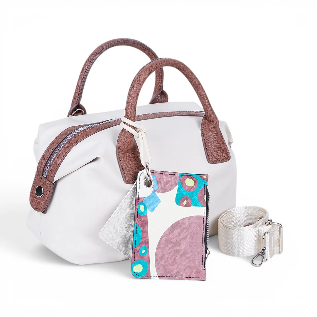 BOLSO CON DOS MONEDEROS IVORY 83770