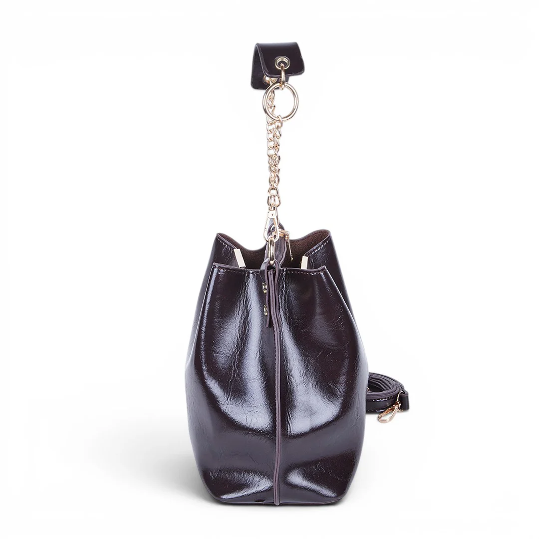 BOLSO CROSSBODY CADENA DECORATIVA CAFÉ 83802 - Image 2
