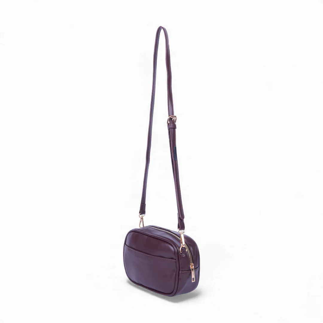BOLSO CROSSBODY COLOR CAFÉ 83730 - Image 2