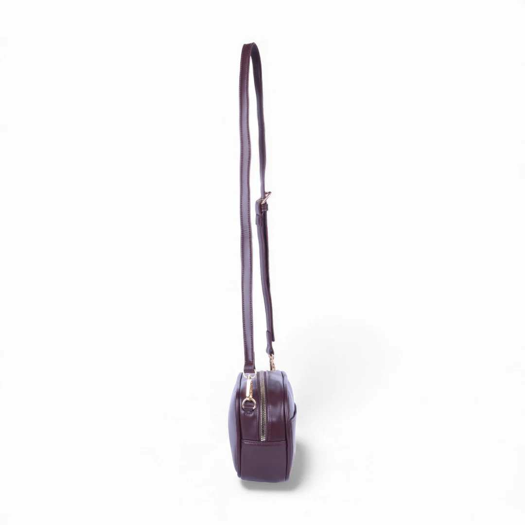 BOLSO CROSSBODY COLOR CAFÉ 83730 - Image 4