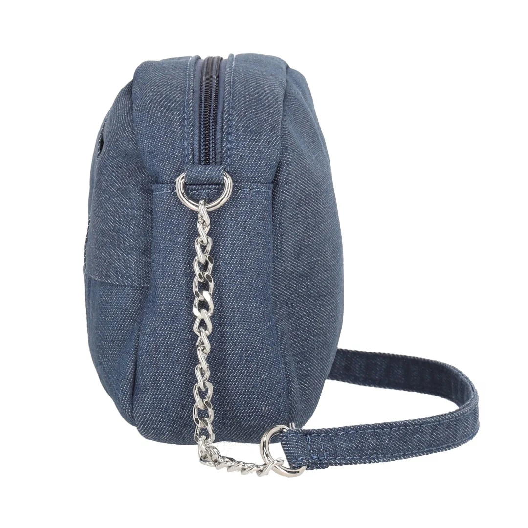 BOLSO CROSSBODY COLOR MEZCLILLA 85531 - Image 3