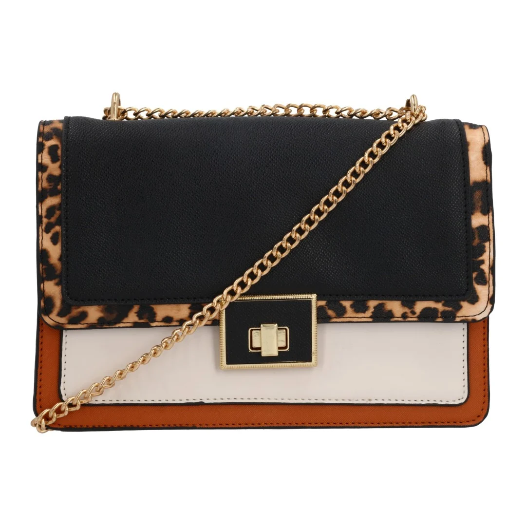 BOLSO CROSSBODY CON DETALLES ANIMAL PRINT 97753