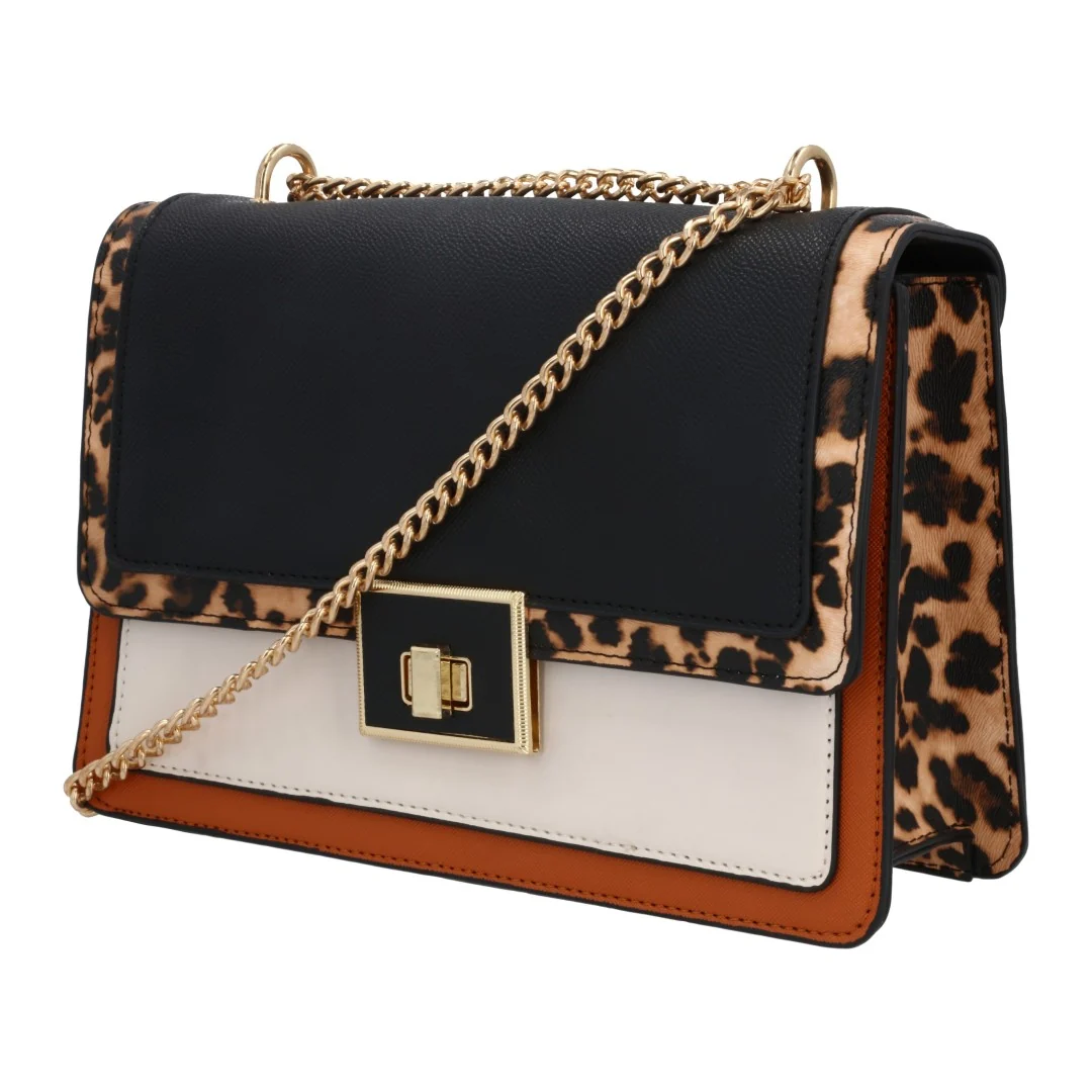 BOLSO CROSSBODY CON DETALLES ANIMAL PRINT 97753 - Image 2