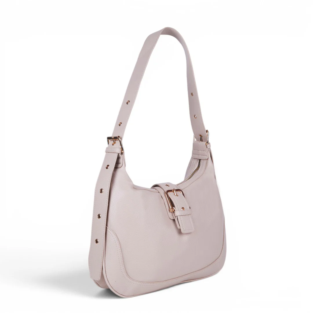 BOLSO CROSSBODY CON HEBILLA IVORY 83767