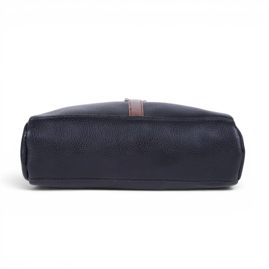 BOLSO CROSSBODY DETALLE FRONTAL NEGRO 83785 - Image 3