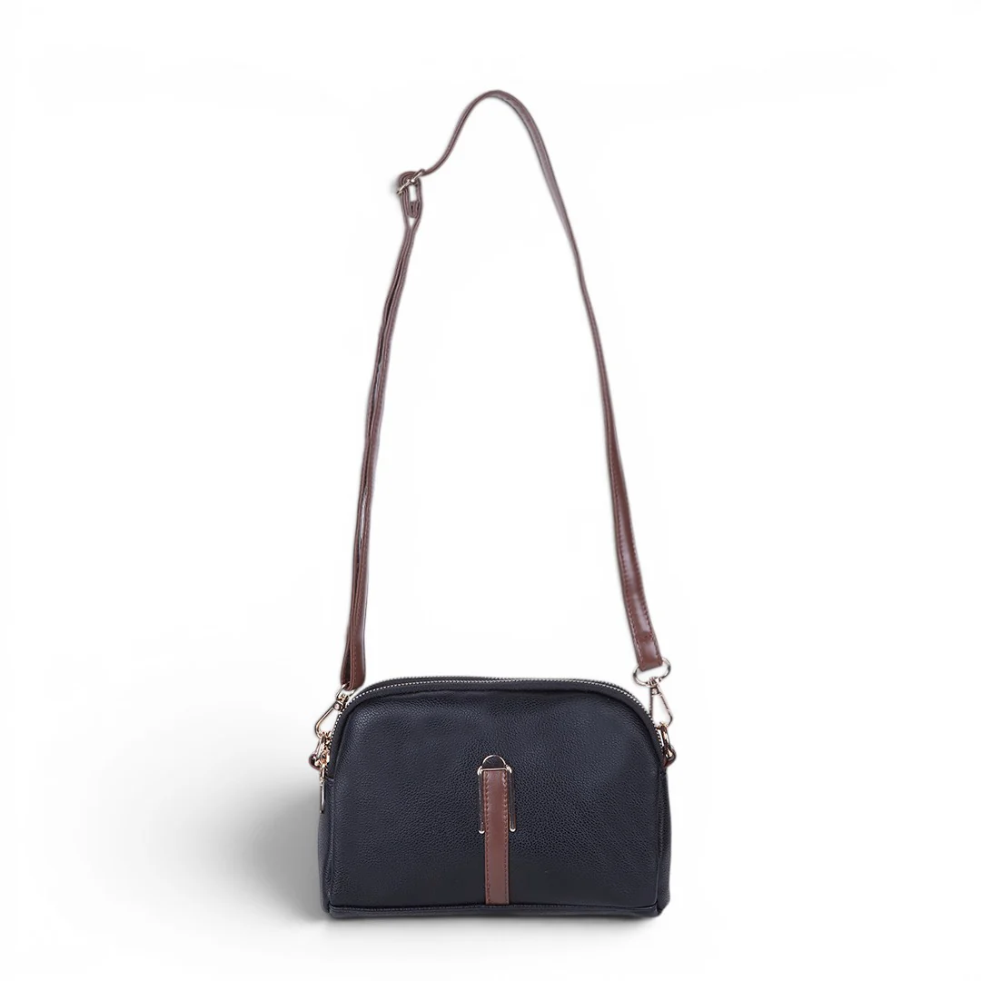 BOLSO CROSSBODY DETALLE FRONTAL NEGRO 83785 - Image 5