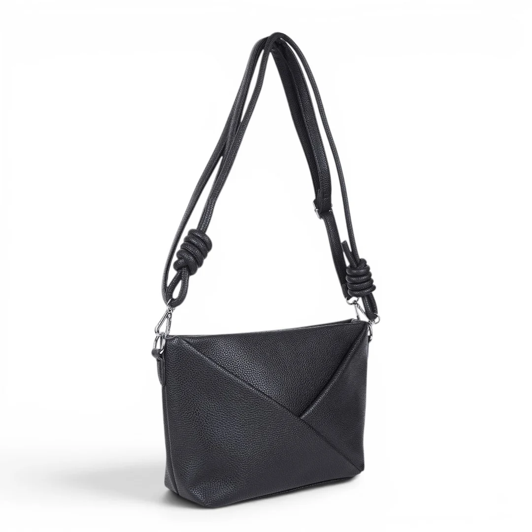 BOLSO CROSSBODY GEOMÉTRICO NEGRO 83812