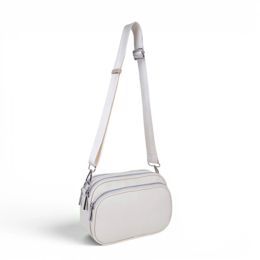 BOLSO CROSSBODY TEXTURIZADO IVORY 83756 - Image 2