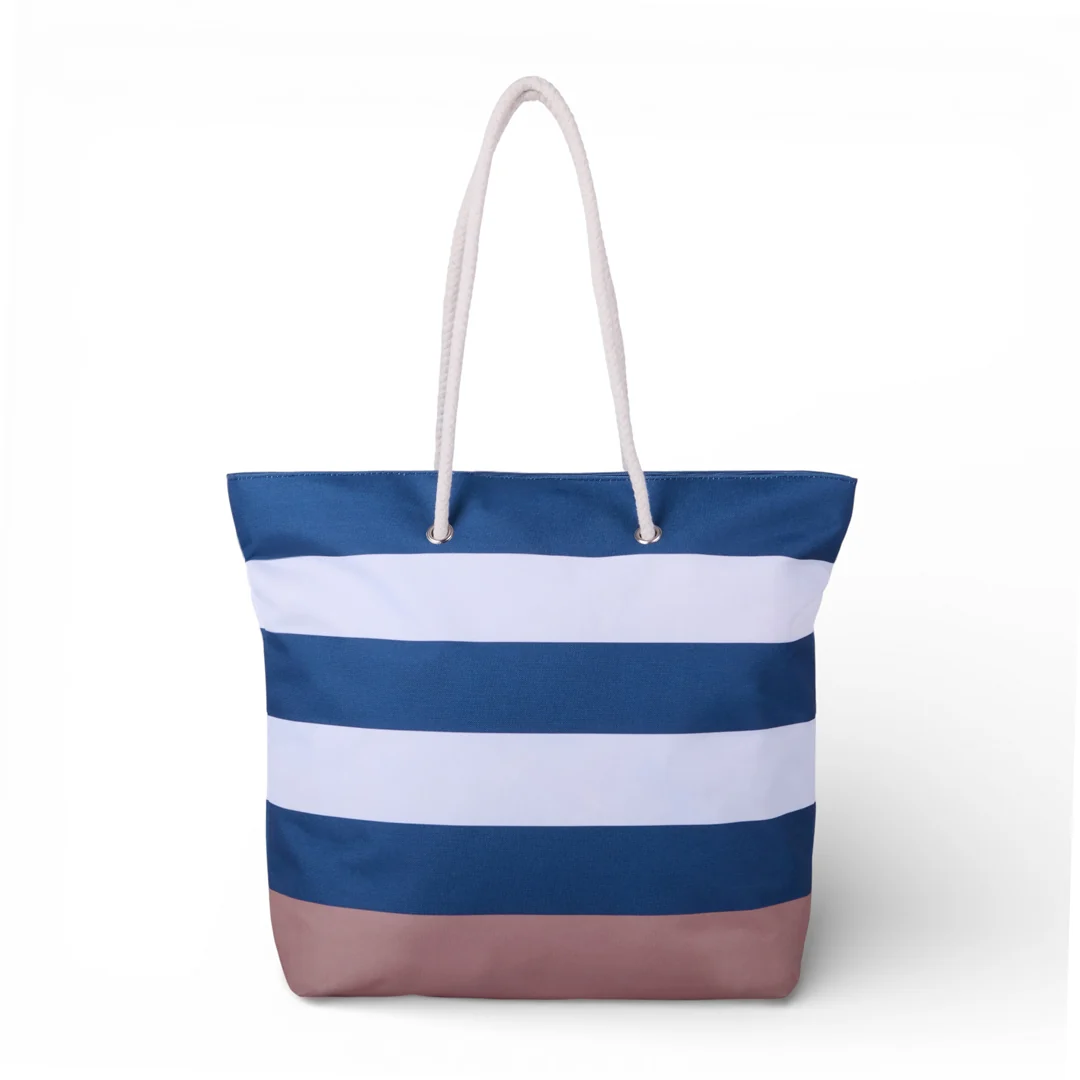 BOLSO PLAYERO RAYAS CON TOALLA DE RAYAS 83754 - Image 4