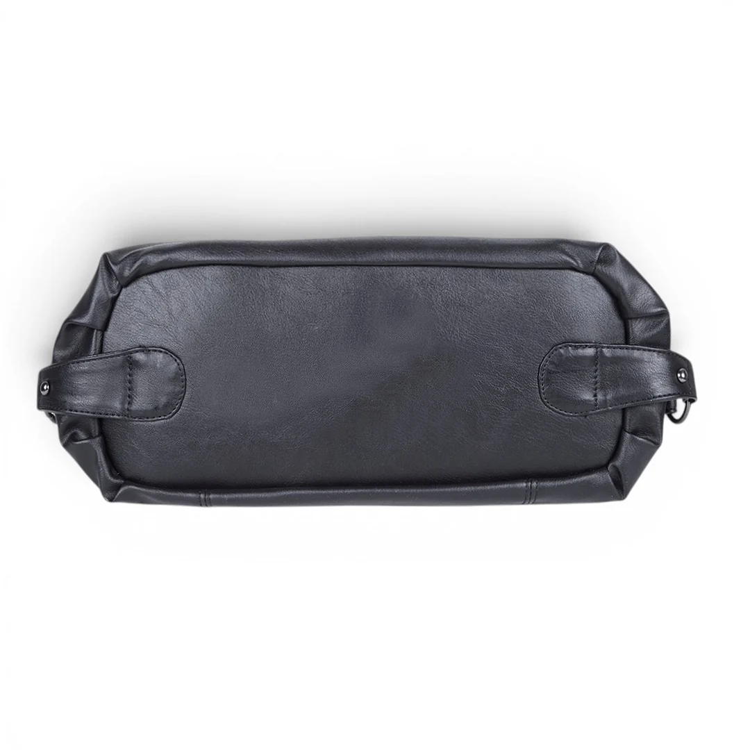 BOLSO TOTE COSTURAS DECORATIVAS NEGRO 83760 - Image 4