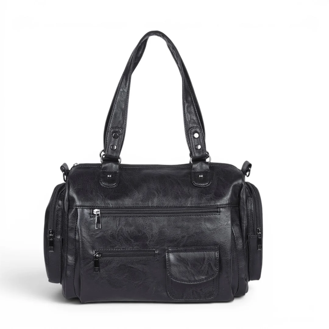 BOLSO TOTE MULTIBOLSILLOS NEGRO 83810 - Image 2
