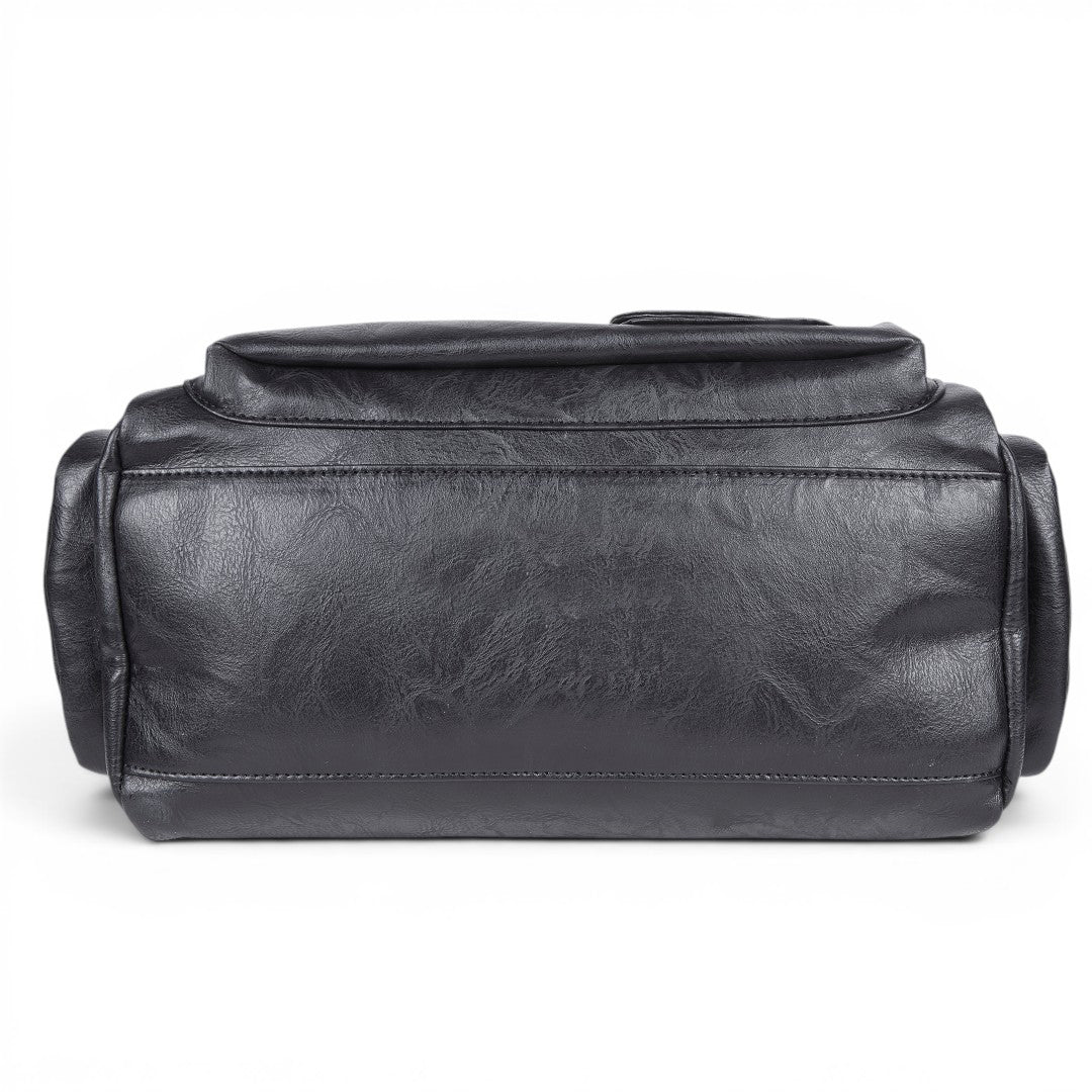 BOLSO TOTE MULTIBOLSILLOS NEGRO 83810 - Image 3