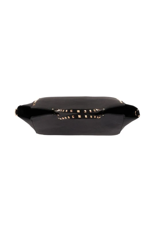 BOLSO TOTE NEGRO CON ESTOPEROLES 84819 - Image 5