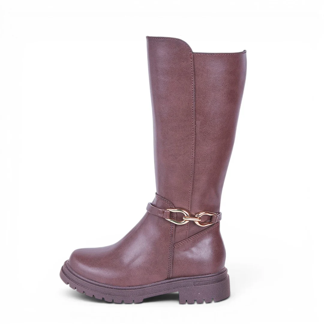 BOTA ALTA CON HERRAJE CAFÉ 53824 - Image 2