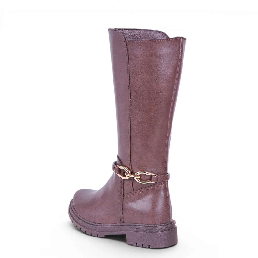 BOTA ALTA CON HERRAJE CAFÉ 53824 - Image 3