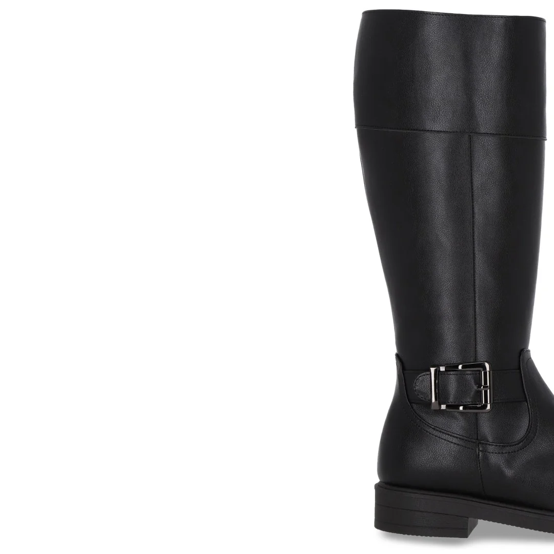 BOTA ALTA DE PISO HEBILLA COLOR NEGRO 02631 - Image 2