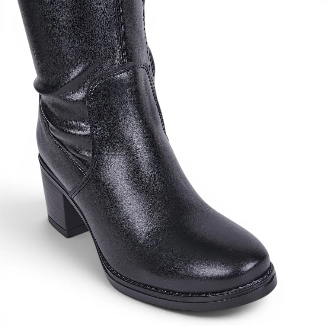 BOTA ALTA LISA NEGRO 55140 - Image 5
